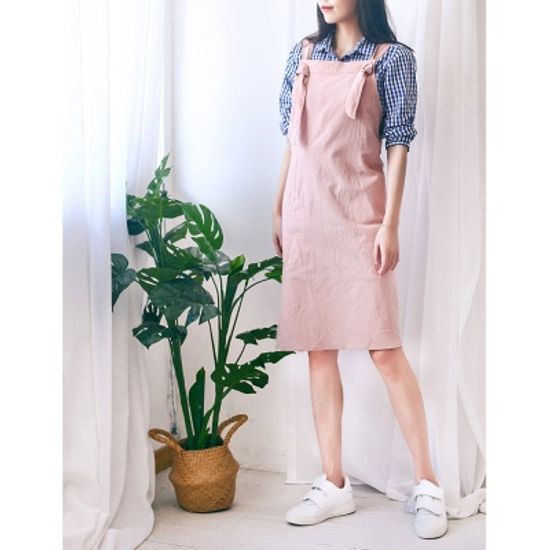 끈매듭 멜빵 원피스 앞치마 애견미용 꽃집앞치마9-1