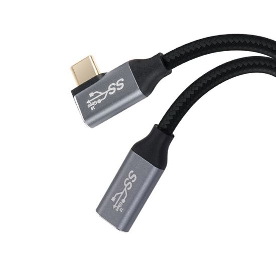 타입C PD 고속 충전 연장케이블 100W 50센티 CYJA075D