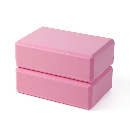 밸런스 EVA 요가블록 2p세트(핑크) 홈트 필라테스블럭