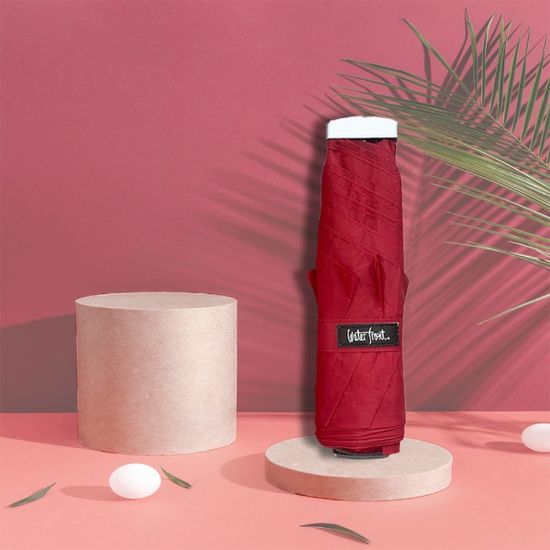 워터프론트 초경량 수동 무지 경량 3단 우산