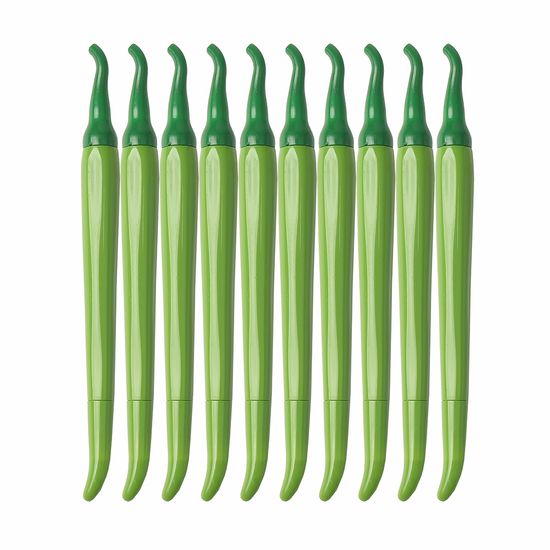 초록 고추 중성볼펜 10p세트(0.5mm) 필기볼펜