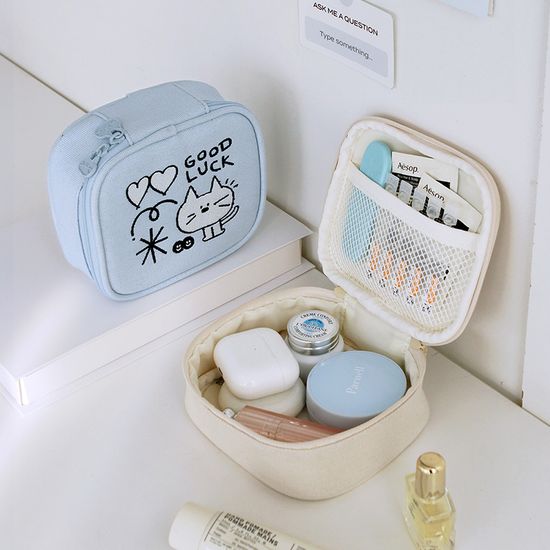 아이코닉 두들 미니 화장품 파우치