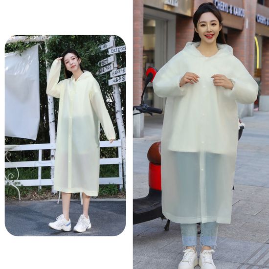 여름 여성 일회용 캠핑 등산용 다회용 우비 우의 비옷