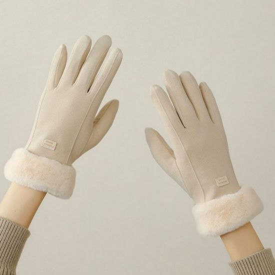 여성 스마트폰 터치 방한 장갑 캠핑 스키 기모 장갑