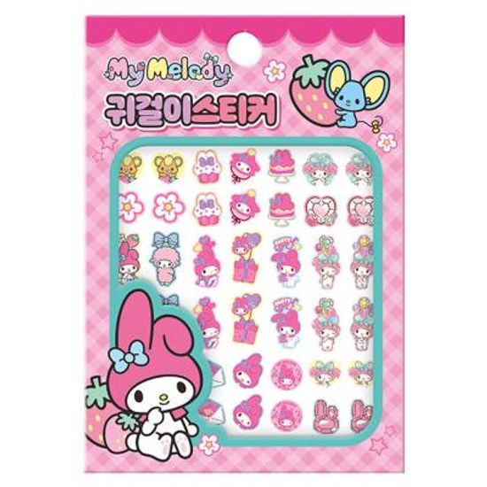 산리오 마이멜로디 귀걸이 스티커