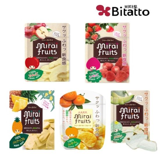 [비타토 국내생산 미래과일] 동결건조과일칩 파인애플