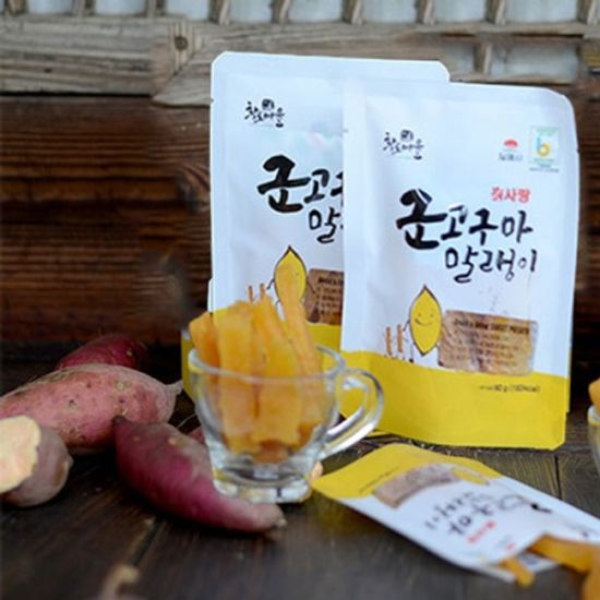 [황토마을] 쫀득쫀득 달콤한 군고구마 말랭이60gx15봉