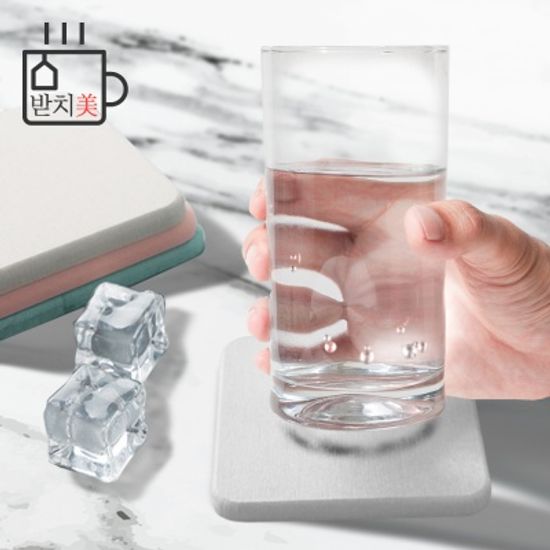 1+1 클린 규조토 컵받침 / 물기흡수 코스터