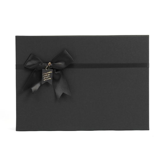 모던블랙 리본 선물상자(35.5x25cm) 기프트박스9-23