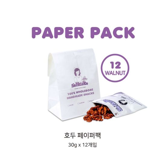 soneuro 소느로 수미향 호두정과 12팩 360g 페이퍼팩