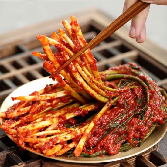 셰프애찬매콤 알싸한 국산 파김치 1kg+덤200g
