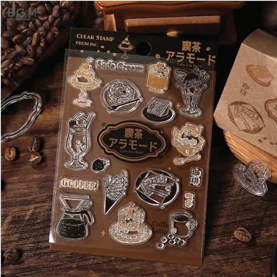 [BGM]다꾸-클리어 스탬프(카페 아라모드)/BT-CS069