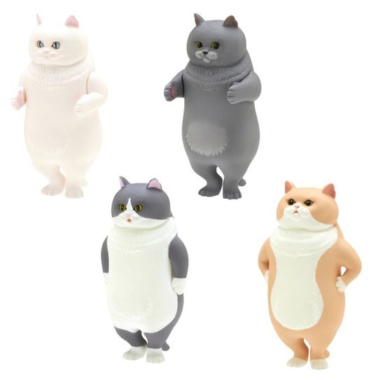 키탄클럽 나란히 정렬 고양이  캡슐토이 가챠