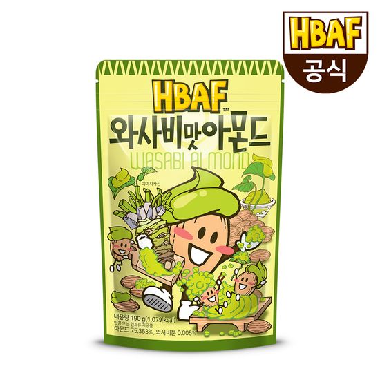 HBAF 바프 와사비맛 아몬드 190g