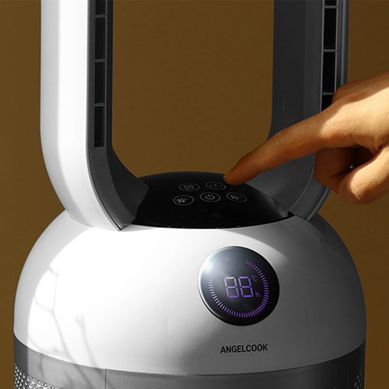 엔젤쿡 BLDC 리모컨 날개없는 선풍기 AGC-WL2200