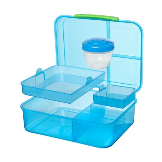 [시스테마] 벤토 런치박스 도시락통 1.65L (블루)