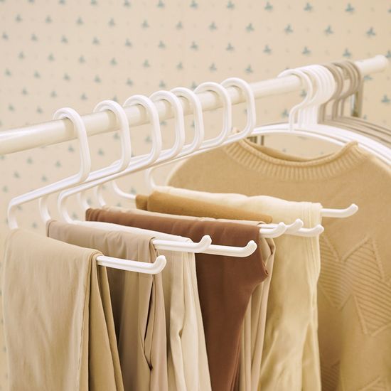 윌로우 오픈형 바지걸이 30개 치마 바지 옷걸이 행거