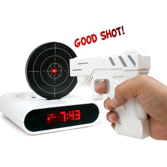 Gun Alarm Record Clock (권총알람레코드시계)