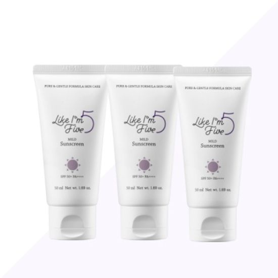 마일드 선스크린 50ml(SPF50+) 3개 세트