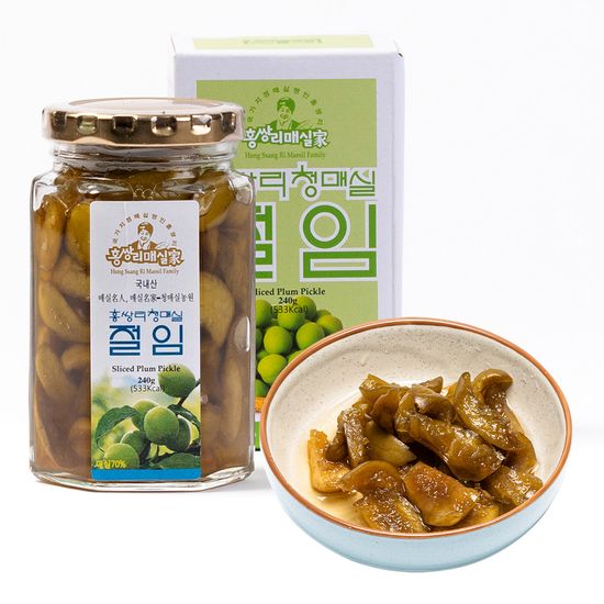 홍쌍리 고추장장아찌220g+매실절임240g