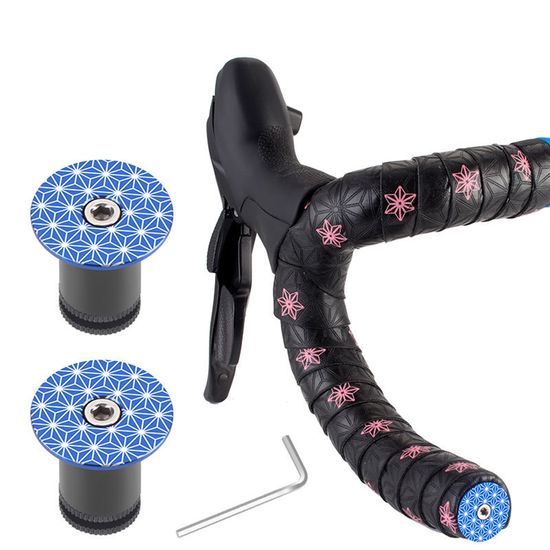 PH 로드 자전거 알루미늄 핸들바 캡 2개세트