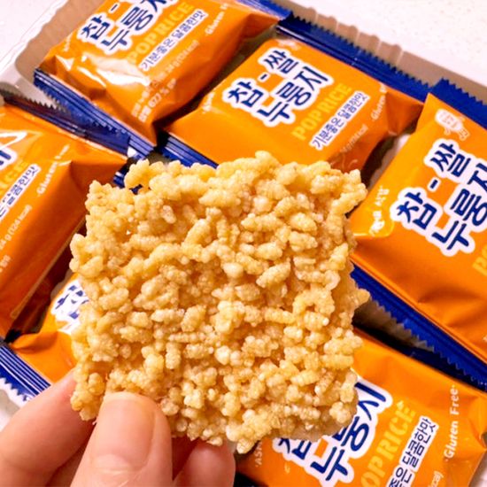 찹쌀 누룽지팝 스낵 쌀과자 스위트 288g 4개