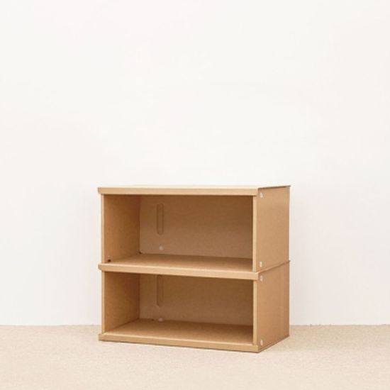 낮은 종이 책장 ㅁㅁㅂㅂ 2단(가로54)