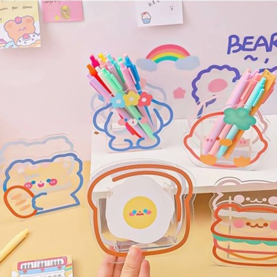 야미냐미 아크릴 펜꽂이 펜홀더 연필꽂이 6TYPE