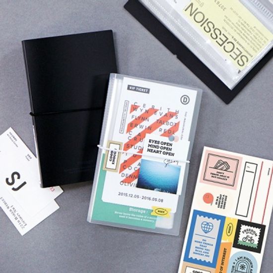 스토리지 티켓북 (56포켓+스티커 4장)