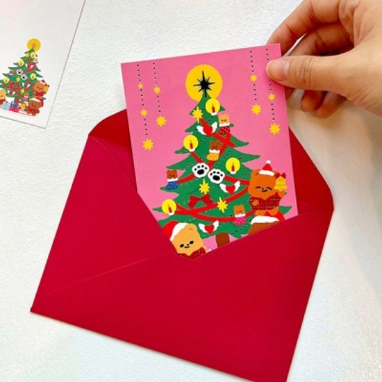 큐피드곰 트리 꾸미기 스티커 세트