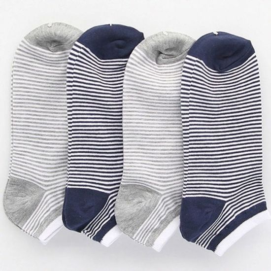 남자 얇은 잔링글 발목 양말 패션 삭스 3켤레 묶음[W9