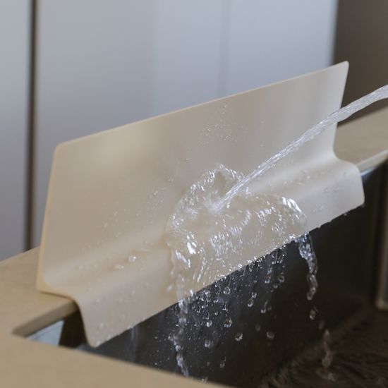 리브스 접착식 실리콘 싱크대 물막이 틈새차단형