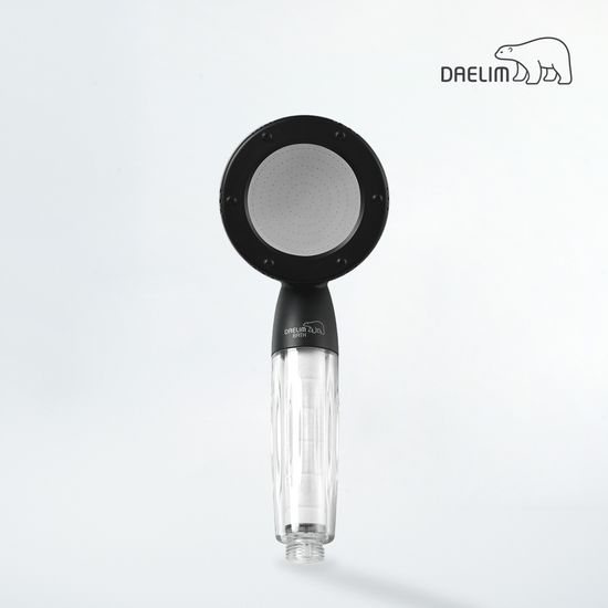 대림바스 버블 미스트 녹물제거 필터 샤워기 블랙