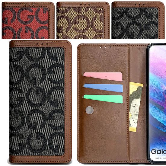 (NM G플립) (기종선택필수) 심플 패턴 플립케이스