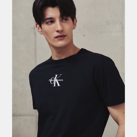 캘빈클라인 모노그램 자수 코튼 반팔티 남여공용 2종