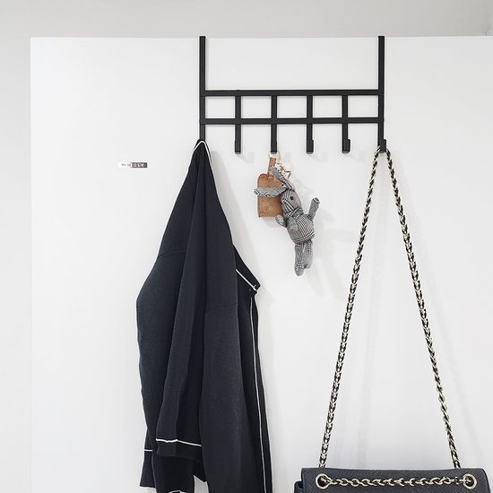 노바리빙 문걸이 행거 도어 벽걸이 일체형 수건 모자