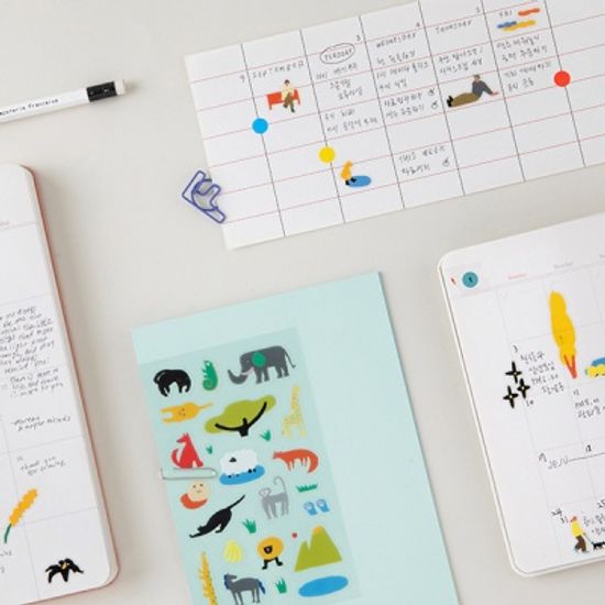 리틀띵스 리무버 씰 스티커 (1 sheet)