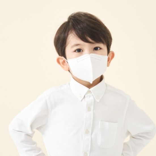 흰색 국내산 유아 어린이 캐릭터 마스크 아이다움