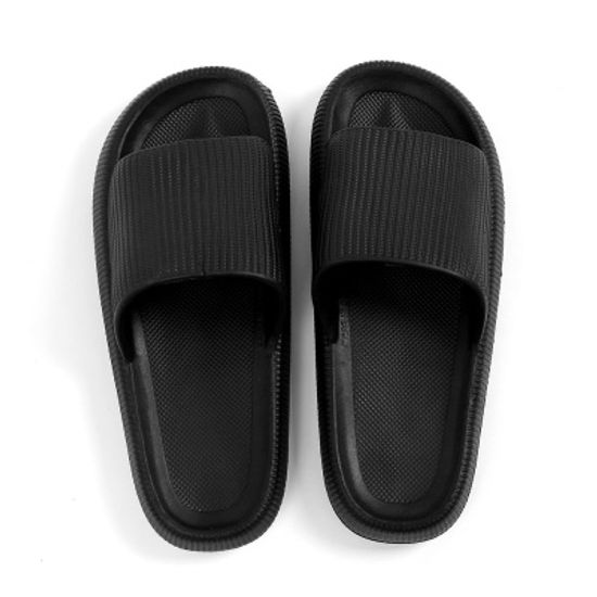 마이홈 통굽 논슬립 슬리퍼(265-270mm) (블랙)