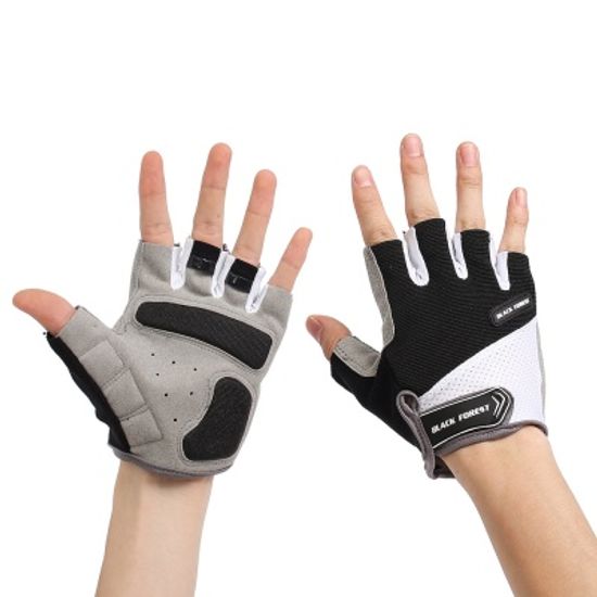 라이딩 쿠션 자전거 반장갑(L)(블랙) 로드장갑 사이클