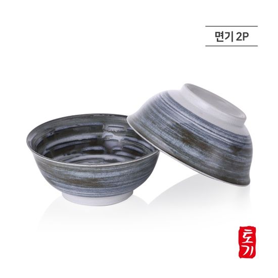 [토기] 유키조라 면기 2p 세트 일본산