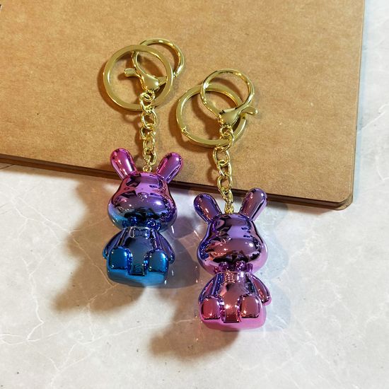 사이버틱 그라데이션 토끼 키링