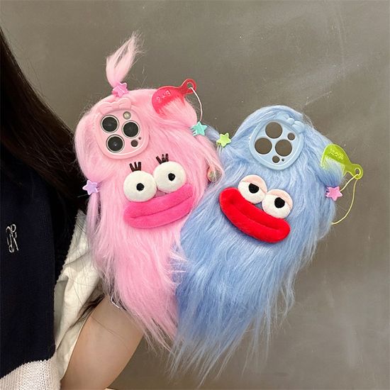 아이폰16 15 14 13 12 털복숭이 인형 꾸미기 털케이스