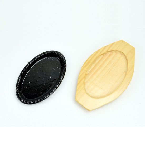 법랑 점타원 철판+목판받침 세트-2호(WBF1450)