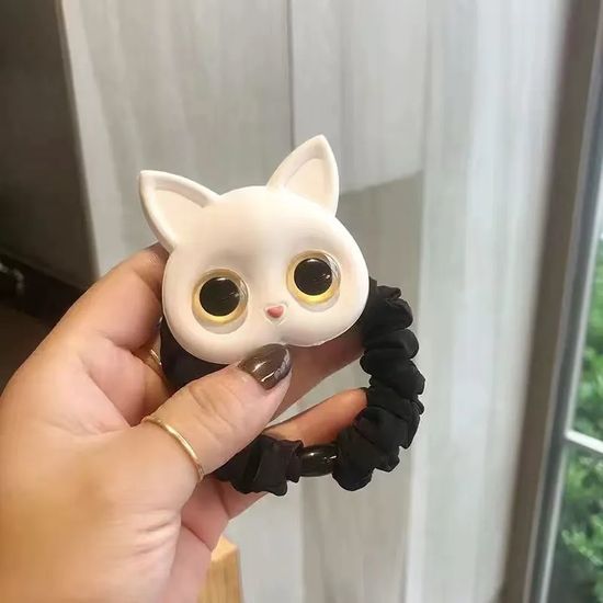 고양이 머리끈 머리집게 헤어핀 헤어집게 스크런치 