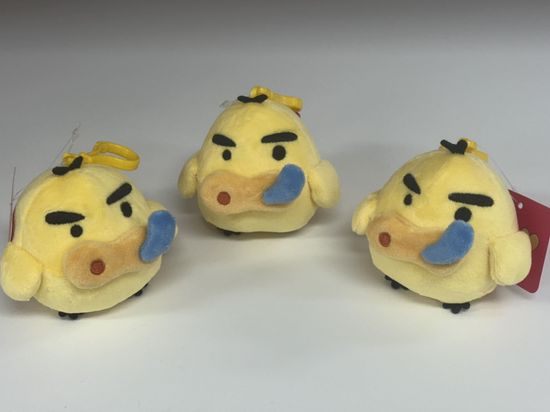 콧물흘리는 부리부리 병아리 키링 귀여운 밤티 백참