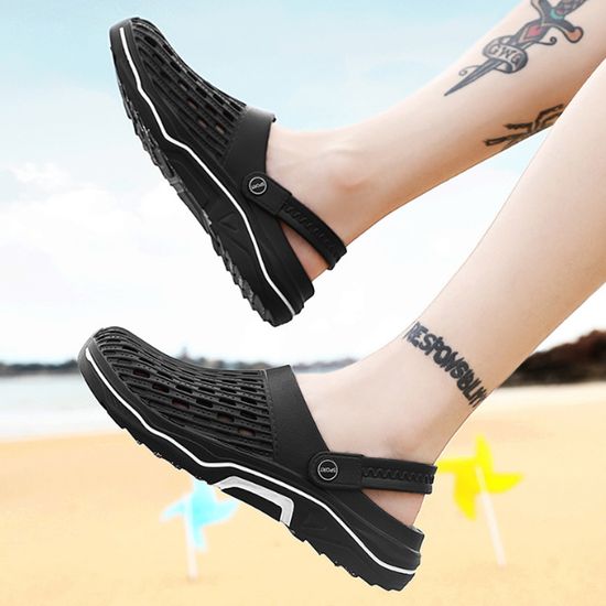 데일리 투웨이 아쿠아 슬리퍼 샌들 블랙 250mm