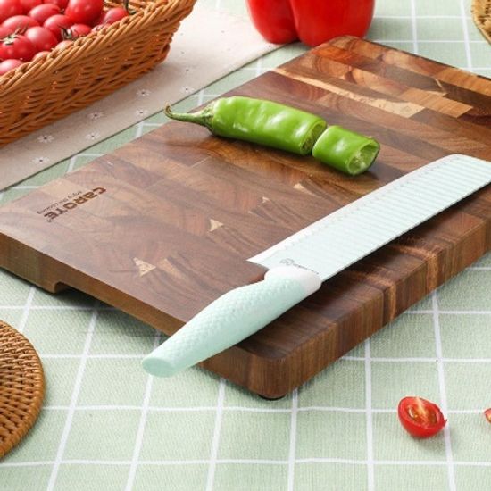 Carote 블랙우드 월넛 원목 유튜버 나무도마 40cm