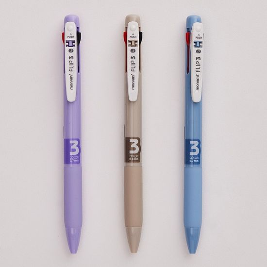 [NEW] 모나미 플립 3색 딜라이트 멀티펜(0.7mm)