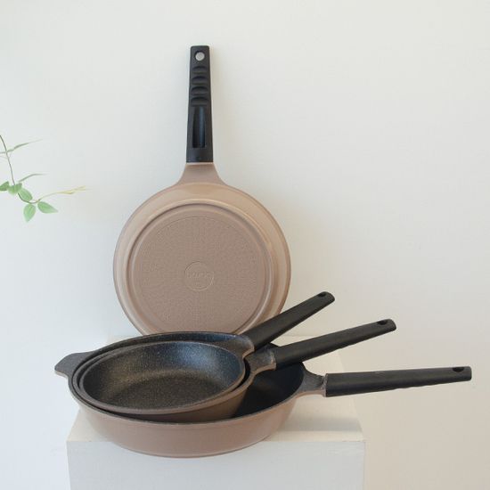 BARON 레드스톤 IH 그라니트 코팅 궁중팬 28cm 웍 